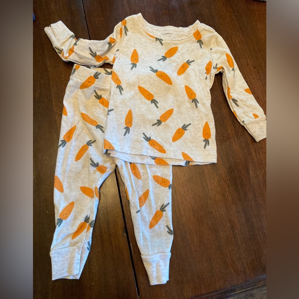 Easter pjs SZ 12-18 months old navy